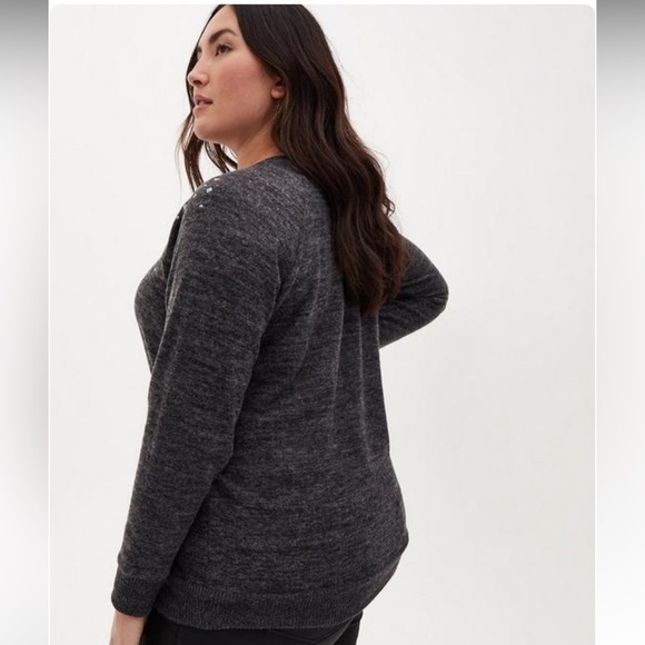 TORRID Super Soft Plush Crew Neck Novelty Sweatshirt size 4x - Picture 3 of 8